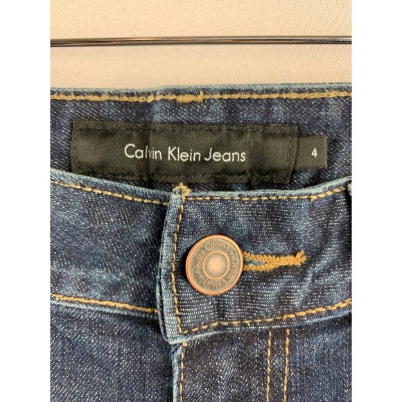 Women's Calvin Klein NWT Blue Bootcut Jeans Size 4 - Picture 5 of 8